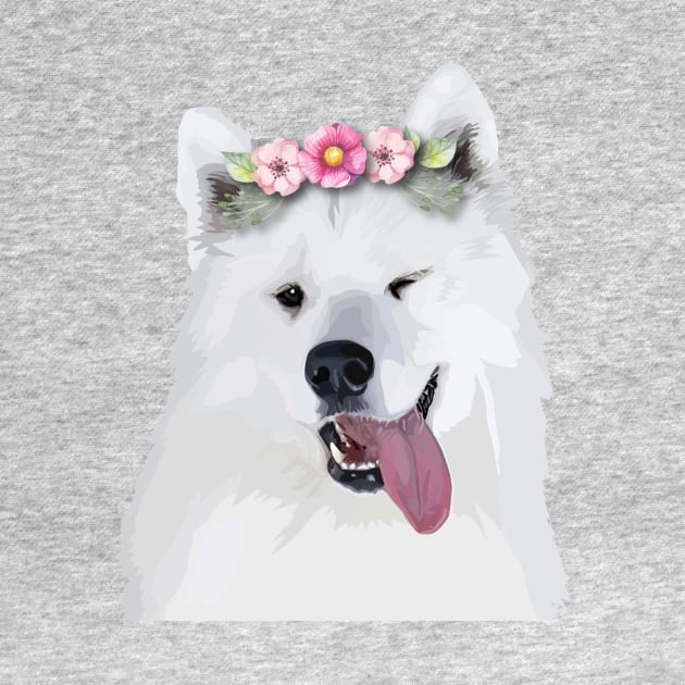 Pretty Samoyed Dog by thedailysoe